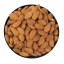 Unpeeled almonds  natural