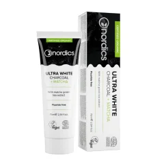 Zubná pasta NORDICS aktívne uhlie + matcha, 75 ml Zubná pasta NORDICS aktívne uhlie + matcha, 75 ml