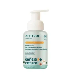 Detská umývacia pena (2 v 1) ATTITUDE s ovsom - pre citlivú pokožku 250ml