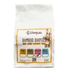 Eko dětské plenky Wooden Spoon Woopies MEDIUM 3ks vzorek