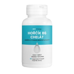 Hořčík B6 Chelát 100 mg MOVit Energy 30 kapslí