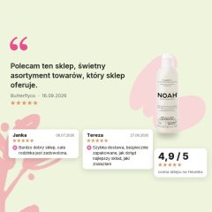 Wzmacniający szampon do włosów z czarnym pieprzem i miętą Noah 250ml, oceny klientów Wzmacniający szampon do włosów z czarnym pieprzem i miętą Noah 250ml, oceny klientów