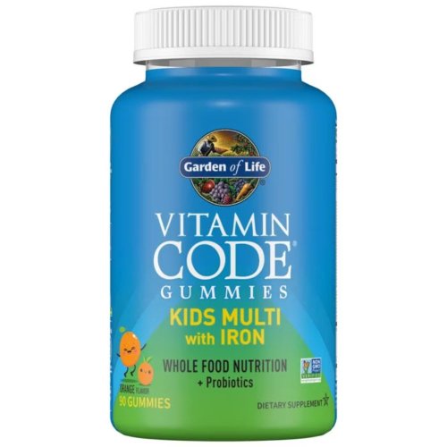 Witamina Code Multiwitamina dla dzieci z żelazem w żelkach Garden of Life 90 szt.