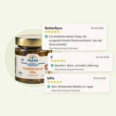 Mediterrane Mischung in Olivenöl bio MANI 190g