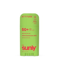 ATTITUDE Sunly SPF 50+ mineral sunscreen for children with melon and coconut scent 60 g