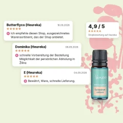 Ätherisches Korianderöl Venoc 10 ml, Shopbewertung auf Heureka