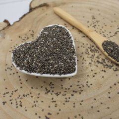 Chia Samen, Spanische Salbei - ganze Samen - Salvia Hispanica L. - Semen salviae hispanicae Emerosa