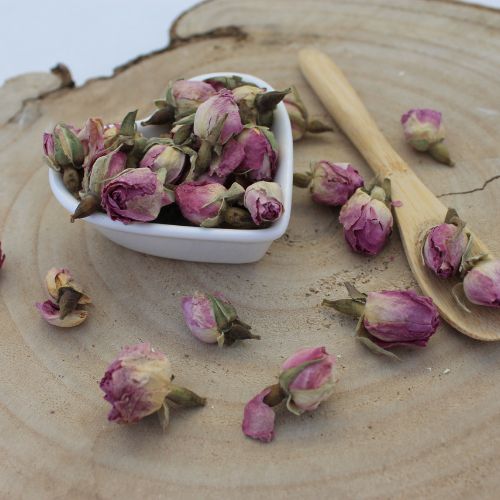 Růže damašská - poupata - Rosa damascena - Flos rosae - Objem: 50 g