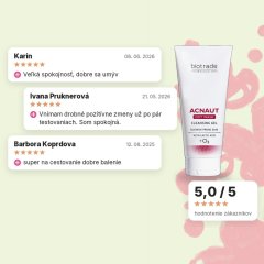 Čistiaci gél pre problematickú pleť Acnaut Biotrade 50ml, hodnotenia zákazníkov