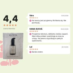 Krem nawilżający na dzień Bio Damascena Alteya Organics próbka 2ml, ocena klientów