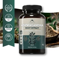 Hrotlife Ashwagandha Kapseln für Erwachsene verbessern die psychische Leistungsfähigkeit 90 Stk.
