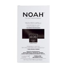 Krémová farba na vlasy kávovo-hnedá - COLOR KIT 4.06 Coffee Brown - Noah 140 ml