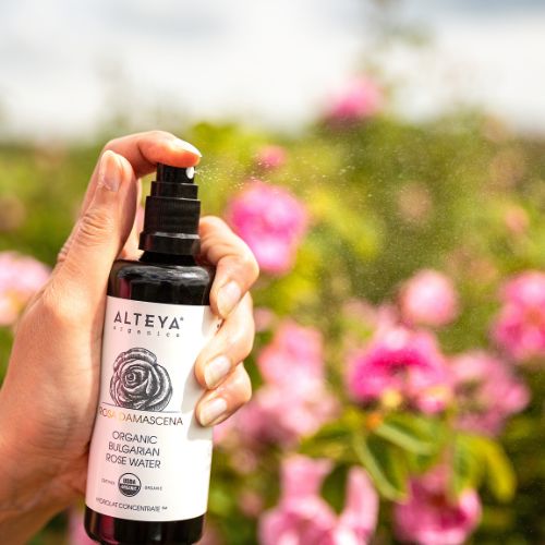 Ružová voda sprej v skle - Alteya Organics 100 ml