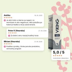 Gél na holenie Sensitive Viking Aroma 100 ml, hodnotenia zákazníkov