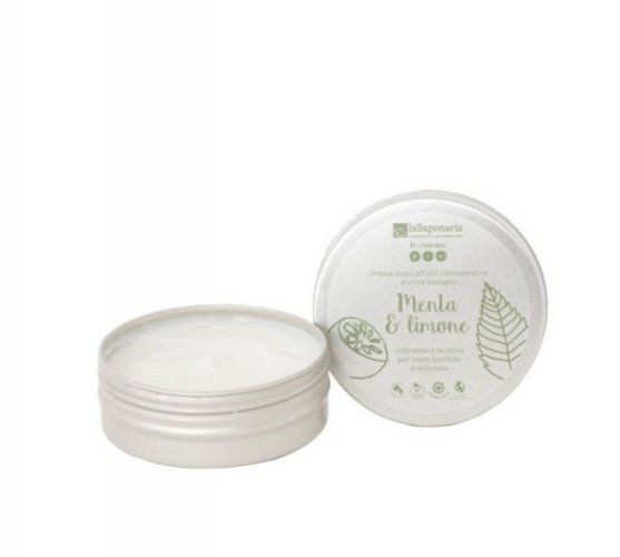Krém na ruky s mätou a citrónom BIO La Saponaria 60 ml