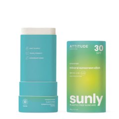 100% minerální ochranná tyčinka na celé tělo ATTITUDE (SPF 30) bez vůně 60g 100% minerální ochranná tyčinka na celé tělo ATTITUDE (SPF 30) bez vůně 60g