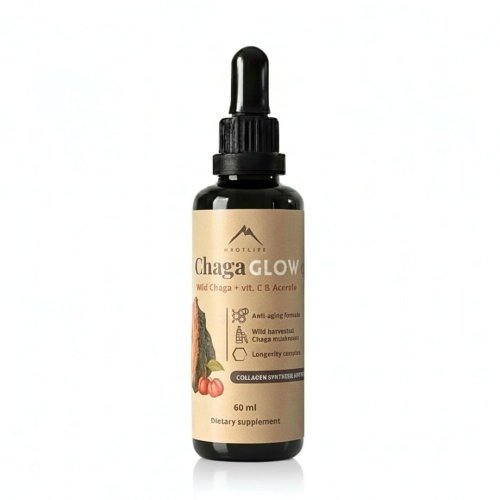 Chagaglow Tinktur mit Vitamin C, B6 und B12 Hrotlife 60ml