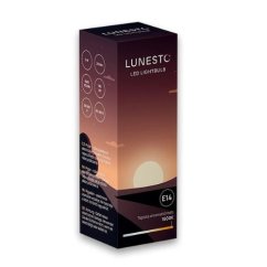 LED Oranžová žiarovka E14 bez modrej zložky na lepší spánok Lunesto