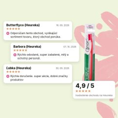 Zubná kefka Ultra Soft s ergonomickým zahnutím 6580 štetín červená Nordics Oral Care, hodnotenia zákazníkov Zubná kefka Ultra Soft s ergonomickým zahnutím 6580 štetín červená Nordics Oral Care, hodnotenia zákazníkov