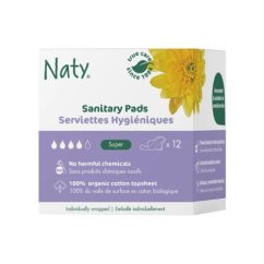Dámské vložky ECO by Naty - super 12ks