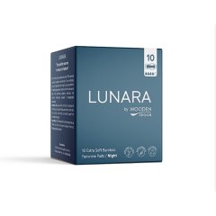 Rozložiteľné bambusové Nočné menštruačné vložky Lunara Wooden Spoon 10ks