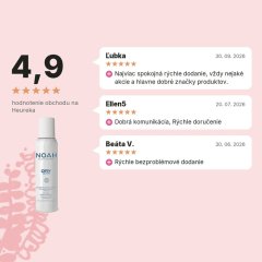 Suchý neutrálny šampón v spreji Noah 200ml, hodnotenia zákazníkov Suchý neutrálny šampón v spreji Noah 200ml, hodnotenia zákazníkov