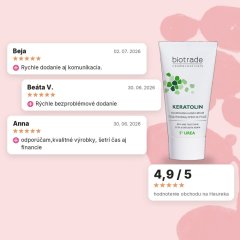 Krém na suché ruky s 5% ureou Keratolin Biotrade 50ml, hodnotenia zákazníkov