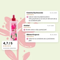 Prírodná ružová voda s pumpičkou Rose of Bulgaria 230 ml, hodnotenia zákazníkov Prírodná ružová voda s pumpičkou Rose of Bulgaria 230 ml, hodnotenia zákazníkov
