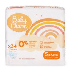 Detské plienky Super Dry Flex Junior 11-16kg BabyCharm 34ks