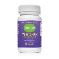 Probiotiká z kvasiniek (Saccharomyces boulardii) Yeastbiotic Smidge 60 kapsúl