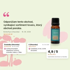 Esenciálny olej Kôpor Venoc 10ml, hodnotenia zákazníkov Esenciálny olej Kôpor Venoc 10ml, hodnotenia zákazníkov
