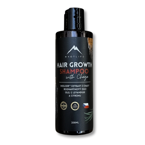 Šampón s výťažkom z chagy na rast vlasov Hrotlife 200ml