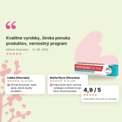 Zubná pasta pre svieži dych Parodont Active 75ml, hodnotenia zákazníkov
