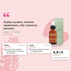 Serum do włosów z kwasem hialuronowym Noah 20ml, oceny klientów Serum do włosów z kwasem hialuronowym Noah 20ml, oceny klientów