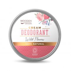 Prírodný krémový deodorant Wild flowers WoodenSpoon 60 ml