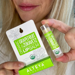 Balzám na rty s grapefruitovou a pelargoniovou silicí Alteya Organics 5 g