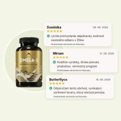 Omega-3 Premium 2000 mg Hrotlife 90 cps, hodnotenia obchodu Omega-3 Premium 2000 mg Hrotlife 90 cps, hodnotenia obchodu