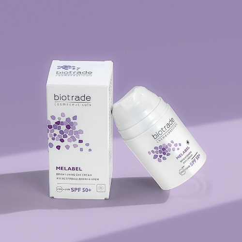 Zosvetľujúci denný krém na pleť s SPF 50+ Melabel Biotrade 50ml