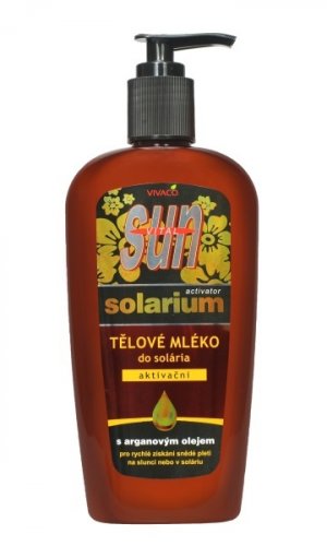Solárne mlieko aktivačné s arganovým olejom SUN VIVACO 300 ml