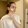 Akupresurní masážní roller na obličej z bílého mramoru Venoc