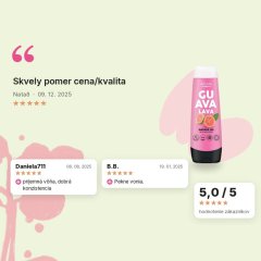 Sprchový gél Guava Lava Aroma 250 ml, hodnotenia zákazníkov