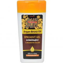 SUN Argan oil sprchový gel zvláčňující s arganovým olejem 2v1 VIVACO 200 ml
