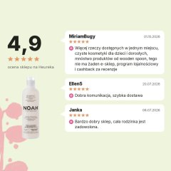 Wzmacniający szampon do włosów z lawendą Noah 250ml, oceny klientów