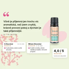 Aromaterapeutická směs esenciálních olejů Dýchací cesty Venoc 10ml, hodnocení zákazníků