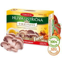 Hliva ustricovitá s rakytníkovým olejom a reishi forte TEREZIA 60 kapsúl Hliva ustricovitá s rakytníkovým olejom a reishi forte TEREZIA 60 kapsúl