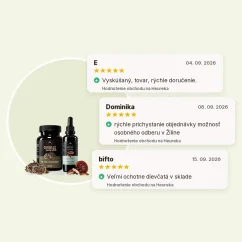 Imunita Starterpack - Reishi tinktúra 50ml + Coriolus 90cps Hrotlife, hodnotenia obchodu Imunita Starterpack - Reishi tinktúra 50ml + Coriolus 90cps Hrotlife, hodnotenia obchodu