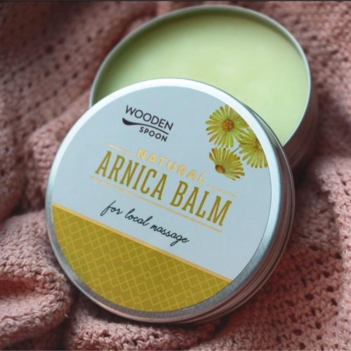 Přírodní masážní balzám s výtažky arniky Wooden Spoon 60ml