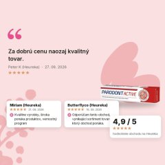 Zubná pasta Parodont Active 75 ml, hodnotenia zákazníkov