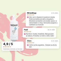 Detský kondicionér na rozčesávanie Noah 250ml, hodnotenia zákazníkov