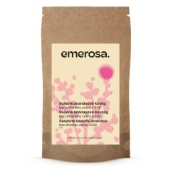 Sušené ananásové kúsky bez pridaného cukru a SO2 Emerosa
